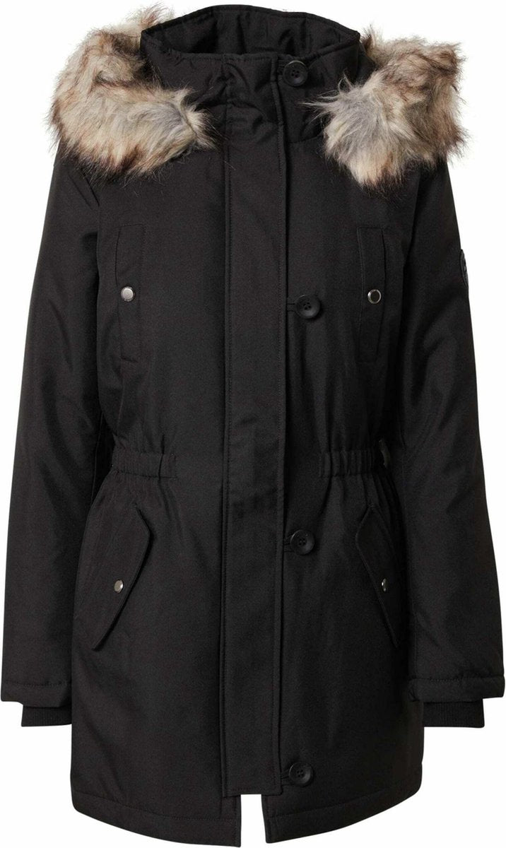 Only winterparka liris Zwart-M