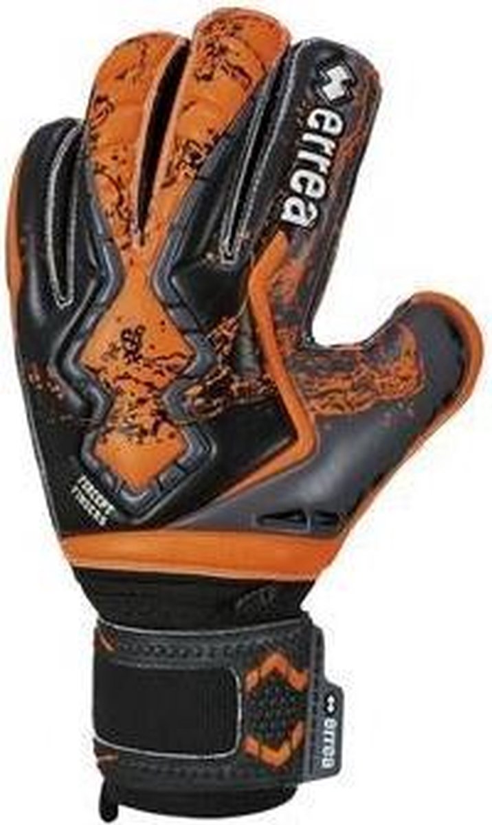 Errea Keepershandschoen Fingersave Forcept zwart/fluo oranje maat 9