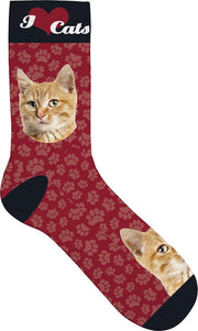 Plenty Socks Unisex Sokken Oranje Kat 36-41