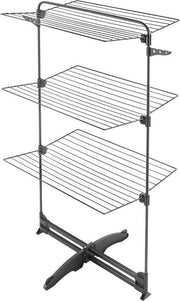 Tomado Metaltex - Storm Onyx Mat Zwart - Droogtoren - 34 meter drooglengte  - 5 jaar garantie