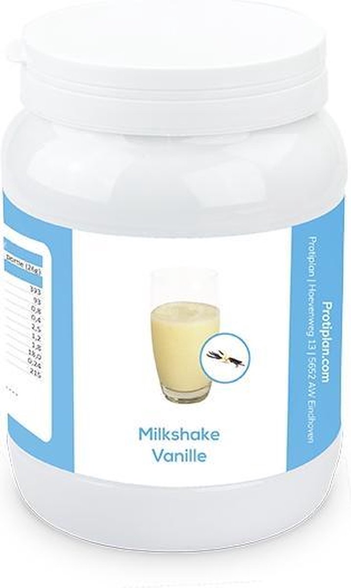 Protiplan | Voordeelpot Milkshake Vanille | 1 x 450 gram | Eiwitpoeder | Proteine shake | Past in een koolhydraatarme levensstijl