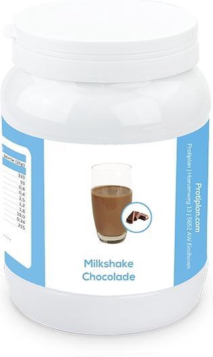 Protiplan | Voordeelpot Milkshake Chocolade | 1 x 450 gram | Eiwitpoeder | Proteine shake | Past in een koolhydraatarme levensstijl