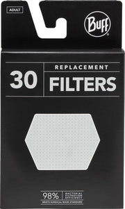 Buff Filters Voor Mondkapje Katoen 3-laags Wit 30 Stuks
