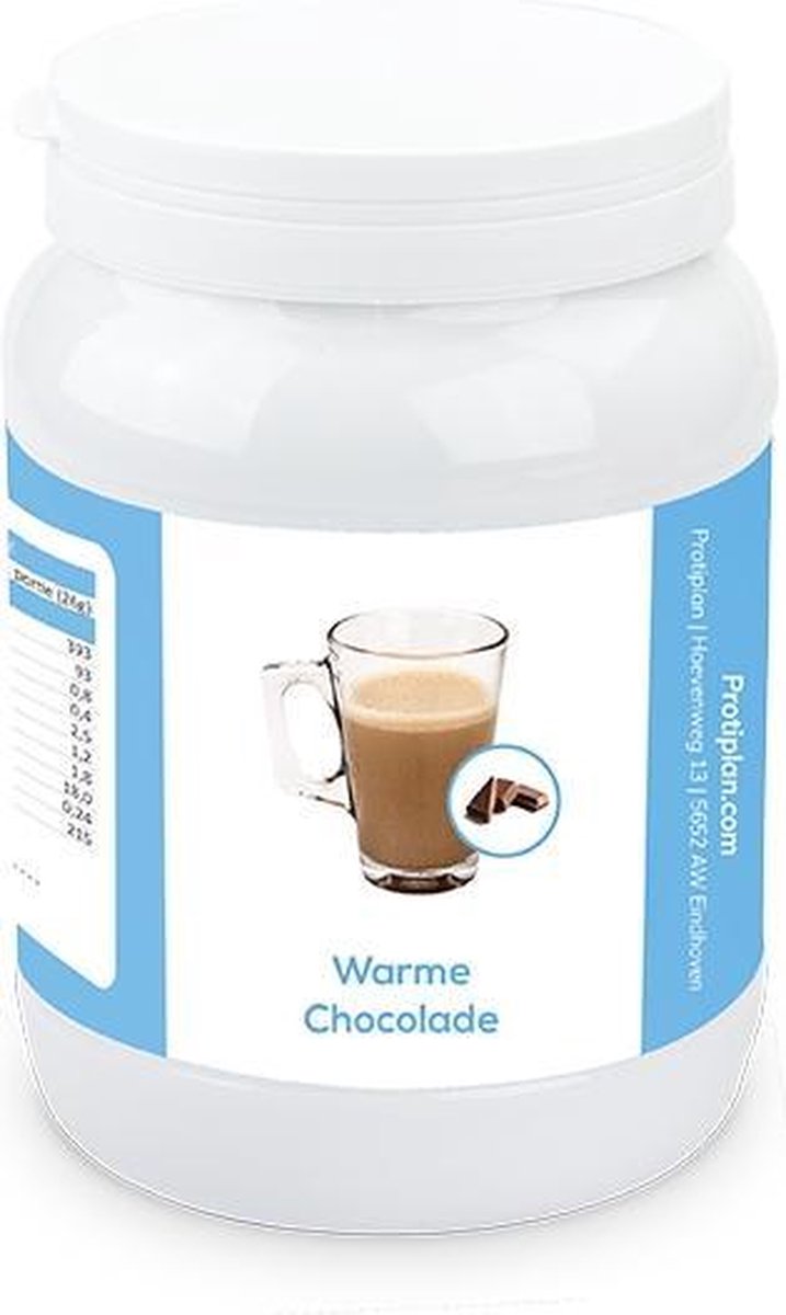 Protiplan | Voordeelpot Warme Chocolade | 1 x 450 gram | Eiwitpoeder | Proteine shake | Past in een koolhydraatarme levensstijl