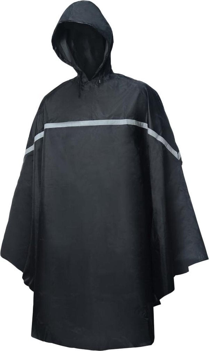 Willex Regenponcho met capuchon 1 maat zwart