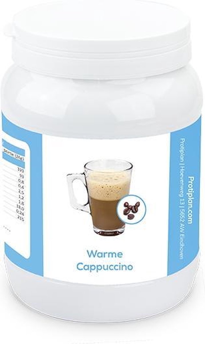 Protiplan | Voordeelpot Warme Cappuccino | 1 x 450 gram | Eiwitpoeder | Proteine shake | Past in een koolhydraatarme levensstijl