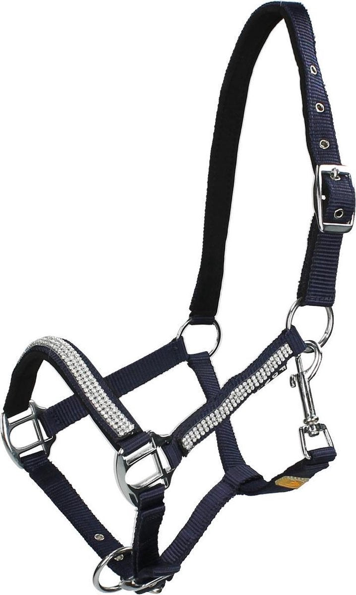 Epplejeck Veulenhalster  Strass - Dark Blue - shetlander Veulen