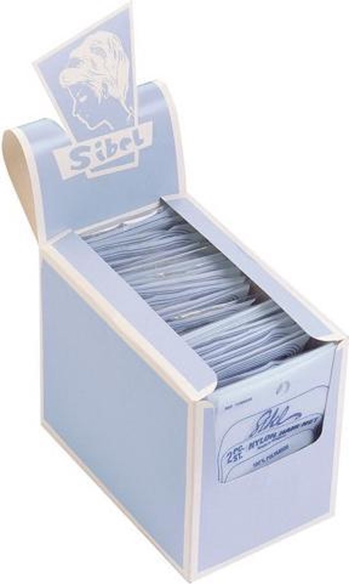 Nylon haarnetje zwart 2st