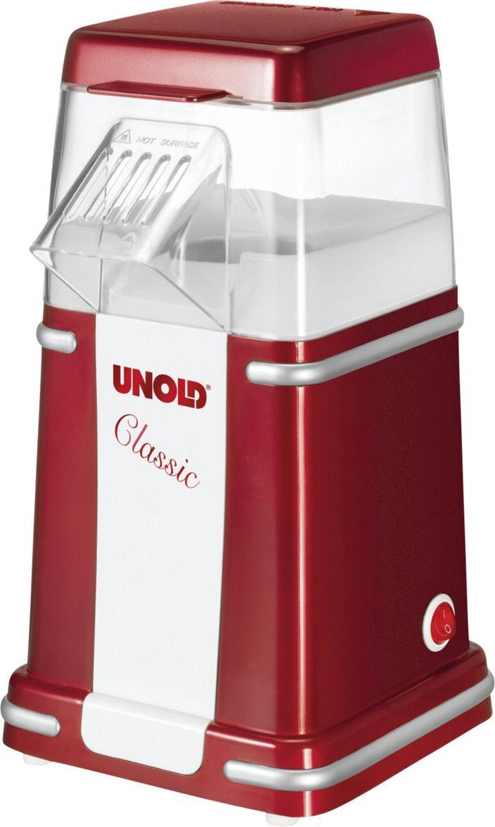 Unold Classic Popcornmaker Rood
