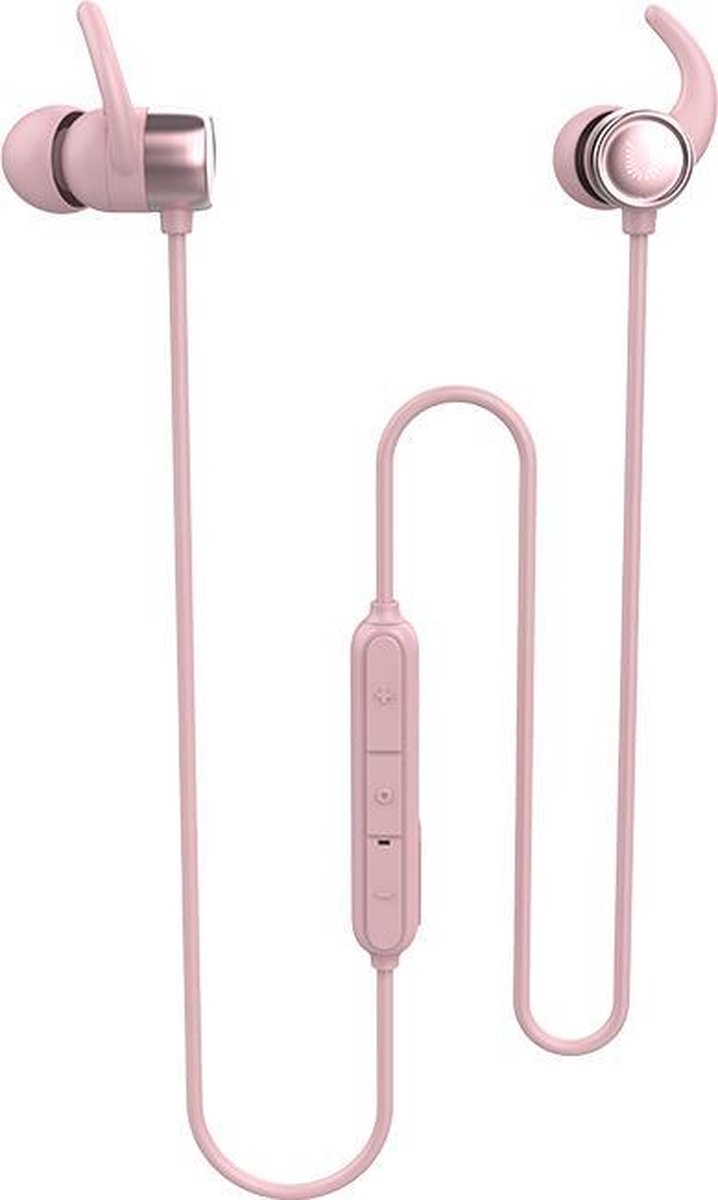 UiiSii BT600 Sport in-ear Oortjes - Draadloze Bluetooth in-ear oordopjes - IPX5 Waterdicht - Roze
