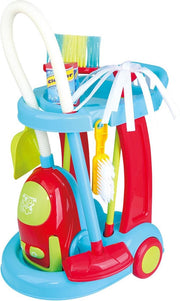 Playgo Schoonmaaktrolley met Stofzuiger - Incl. Toebehoren