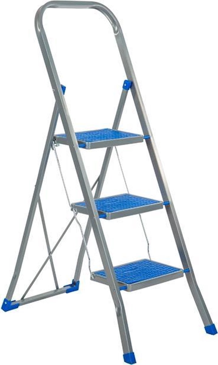 Trapladder Color Step blauw 3 treden