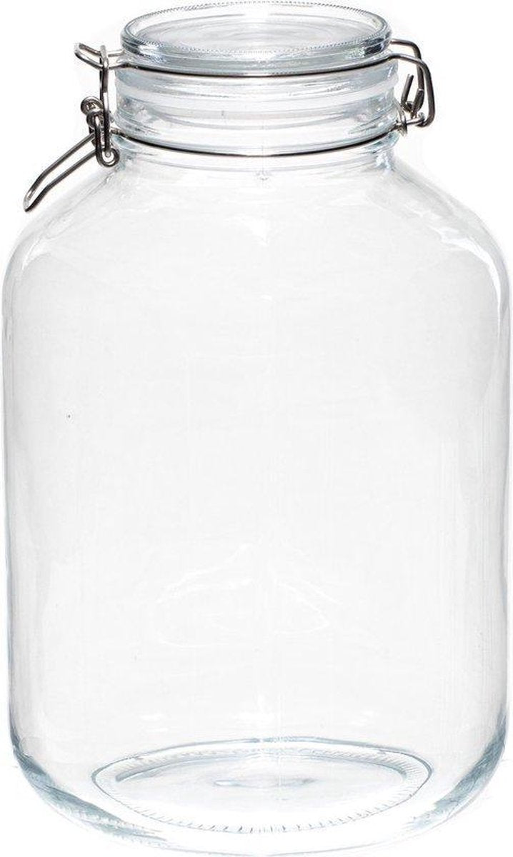 4 Liter weckpot - grote weckpot - grootste weckpot - Weckpot voor ecosysteem - 4000ml weckfles