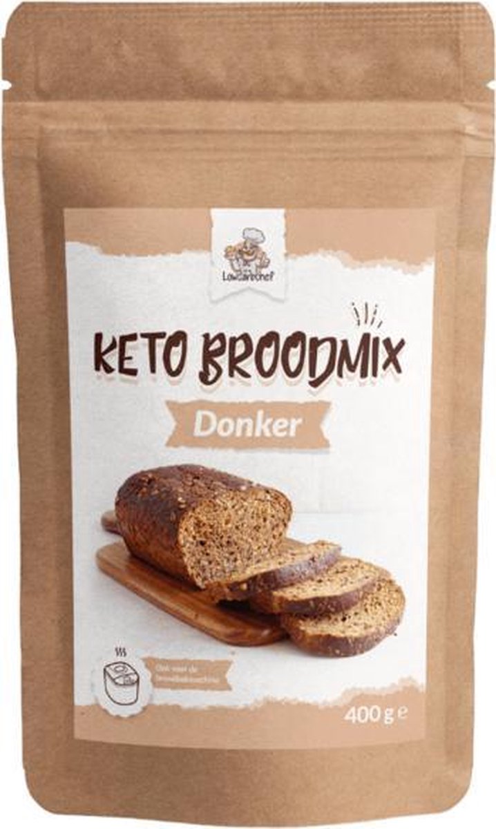 Lowcarbchef - Keto broodmix (400 gr)