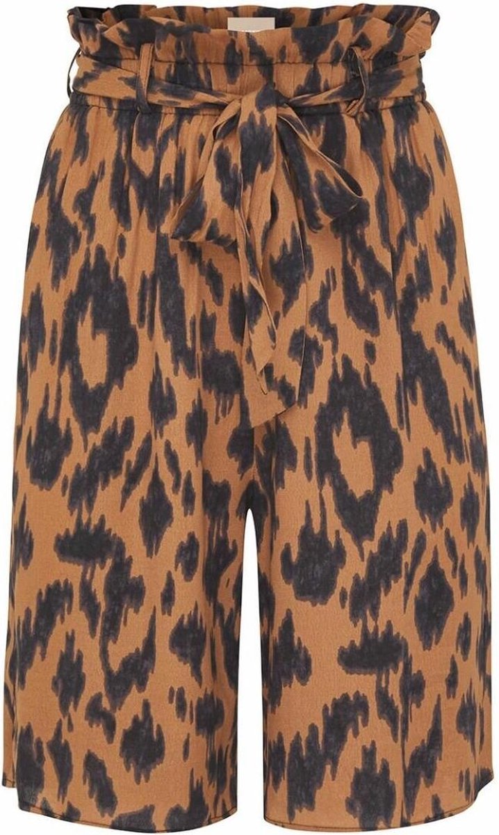Korte Broek Met Bruine Print Xc1601013w 181142 Brown
