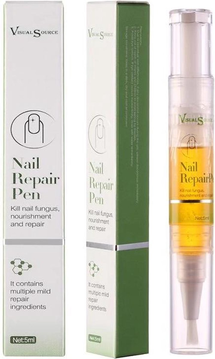 Nagel repair reparatie pen. Verstevigen en herstellen van beschadigde nagels. 5 ml.