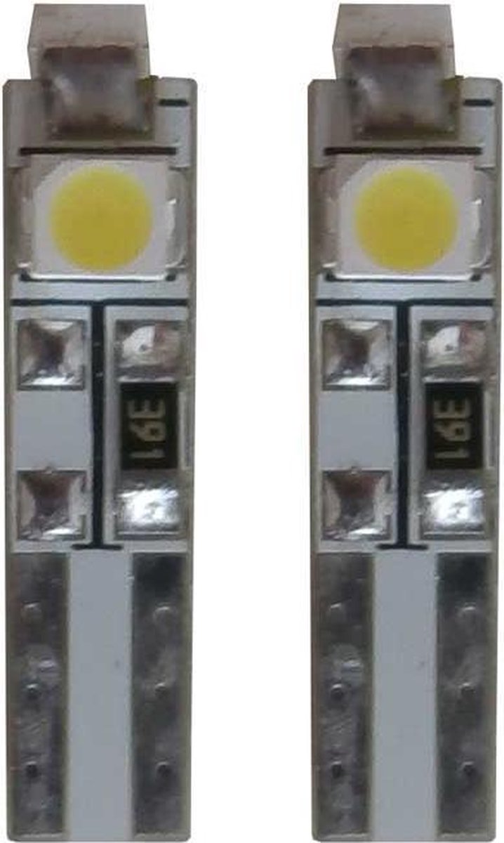 24v 3 SMD LED W3W-T5 - wit binnenverlichting
