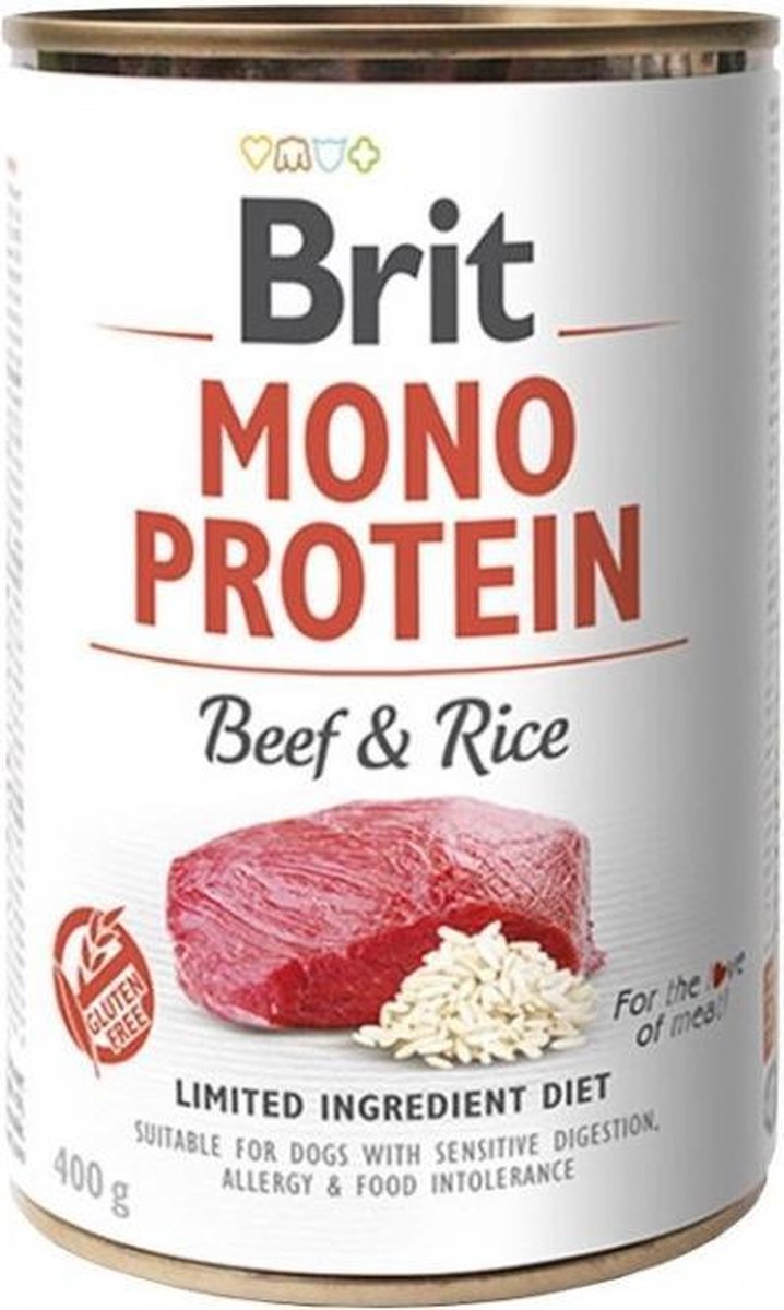 Brit Mono Protein Beef&Rice 400G x 3