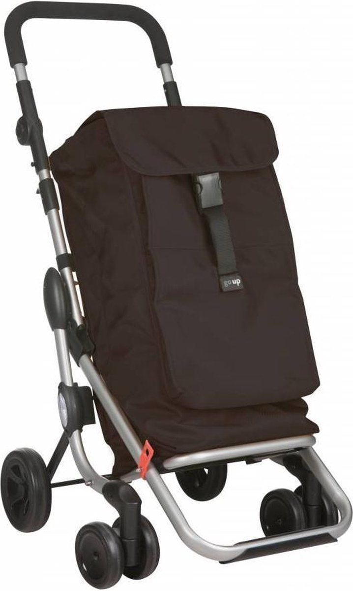 Playmarket Boodschappentrolley Go Up Zwart 4 wielen - 39