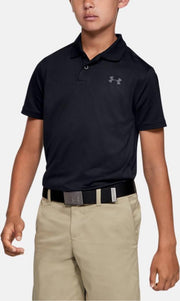 Performance Polo 2.0 Zwart - Jongens maat: 122    kinderen > golf kleding > golf jongens > polo