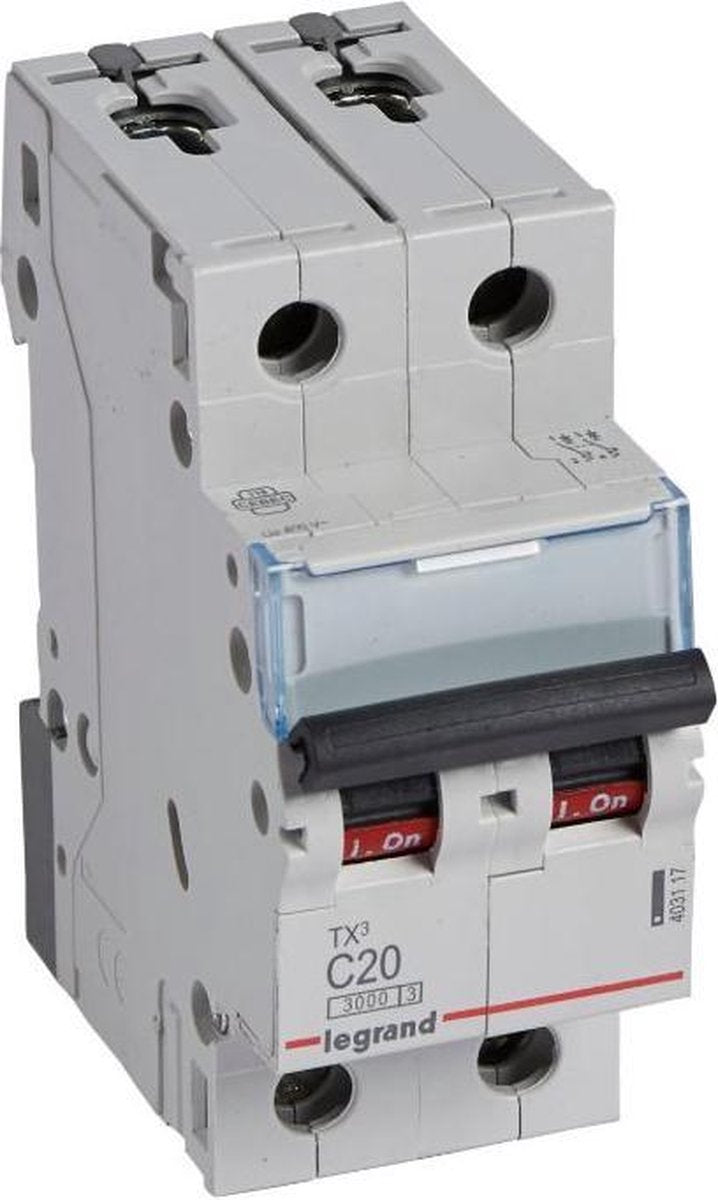 Legrand automaat 2 polig 20A - 3kA/C