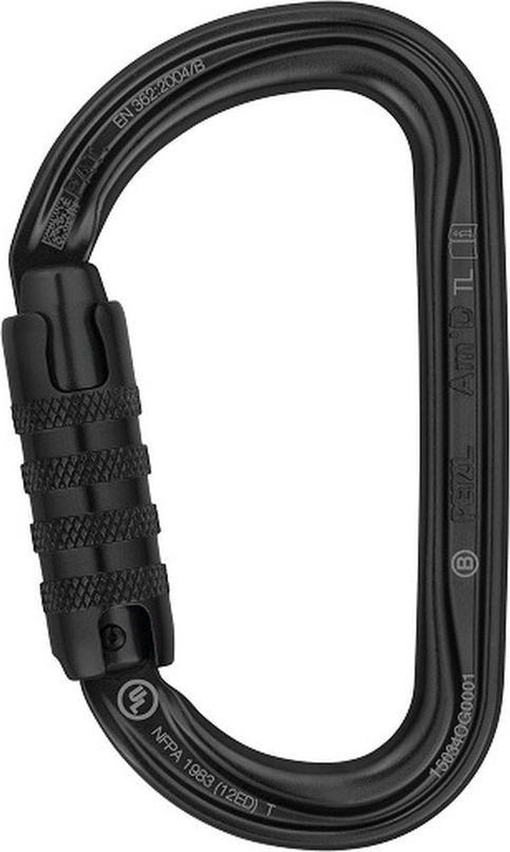 Am'D Zwart - Triact Lock Asymmetrische karabiner