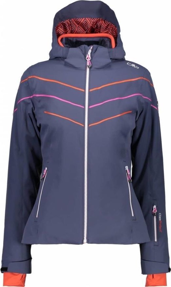 CMP - Zip hood stretch - Wintersportjas - Dames - Maat 38