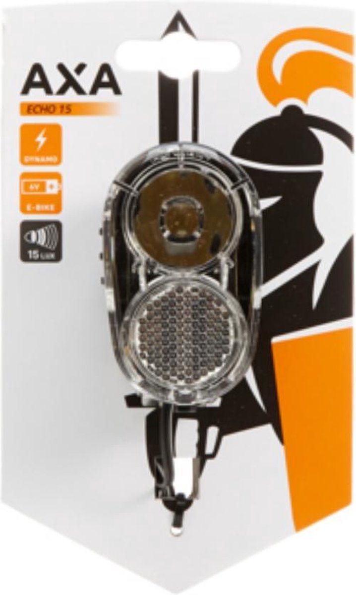 Axa Echo 15 Switch LED Fiets Koplamp - Dynamo