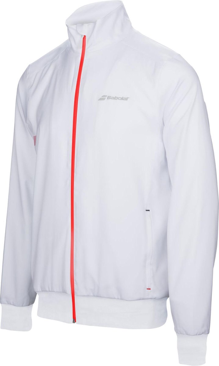 Babolat Core Club Trainingsjas - Maat S  - Mannen - wit