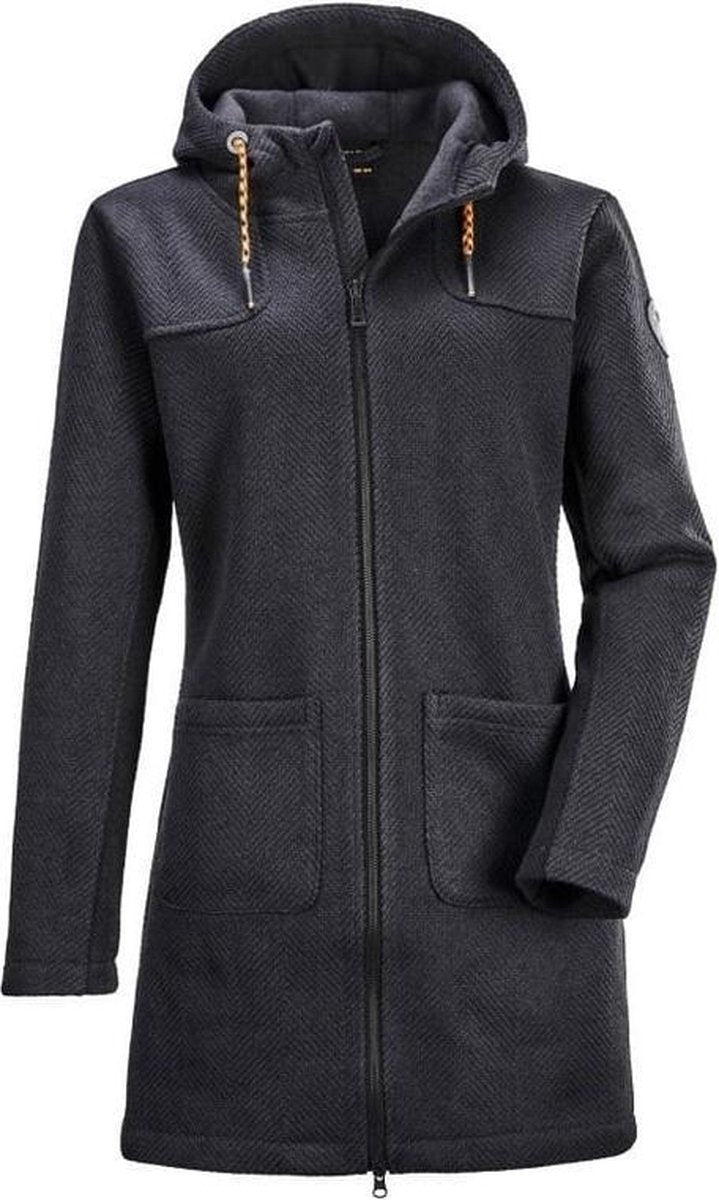 Killtec dames winterparka jas/vest zwart - maat 42