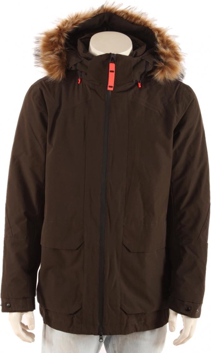 Icepeak Becker Parka Jas - Maat 56  - Mannen - Groen/Zwart
