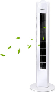 Aigostar Duke 33QRV - Ventilator Staand /Torenventilator - Wit