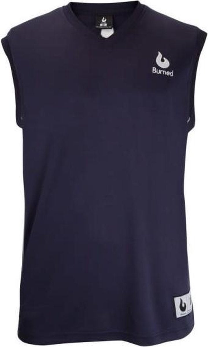 Burned Enkelzijdig Jersey Donkerblauw L