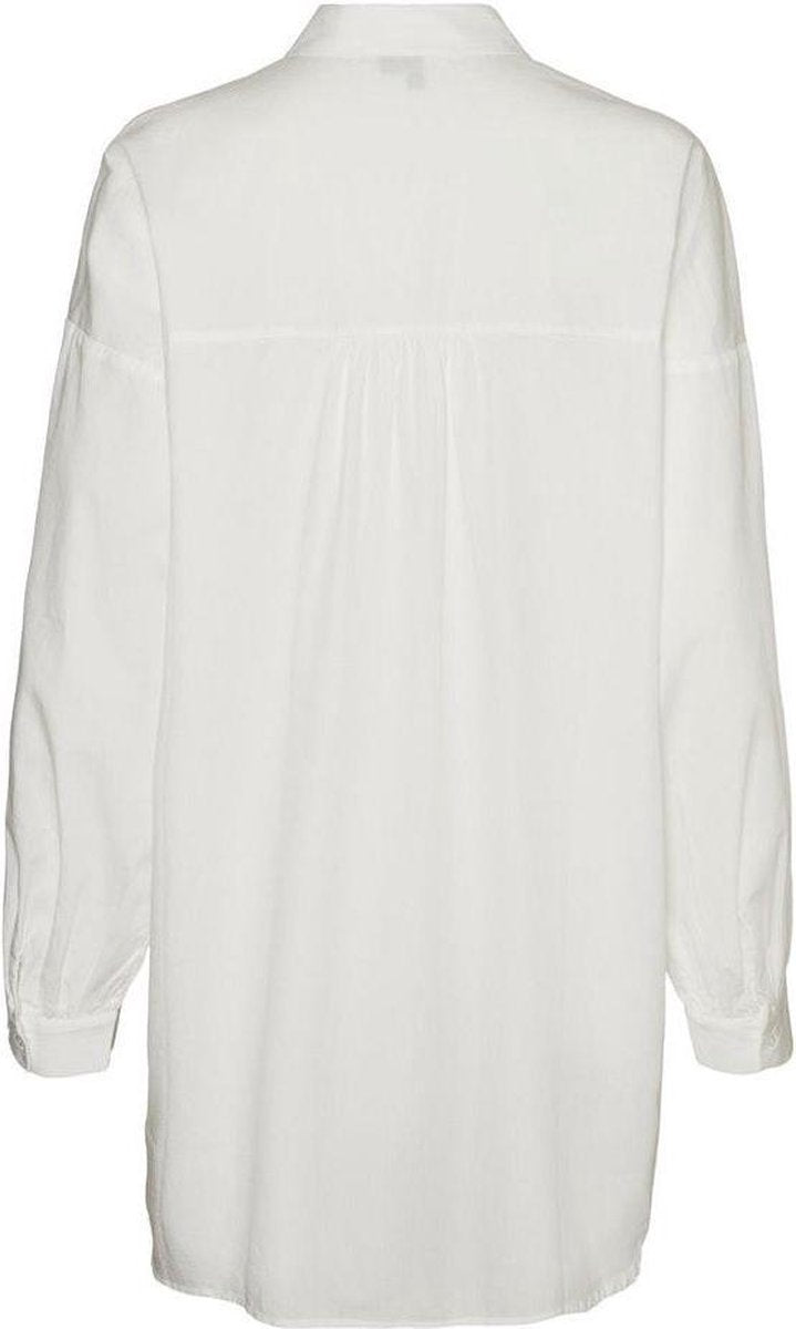 Vero Moda VMBINA LS OVERSIZE SHIRT - Snow White  White