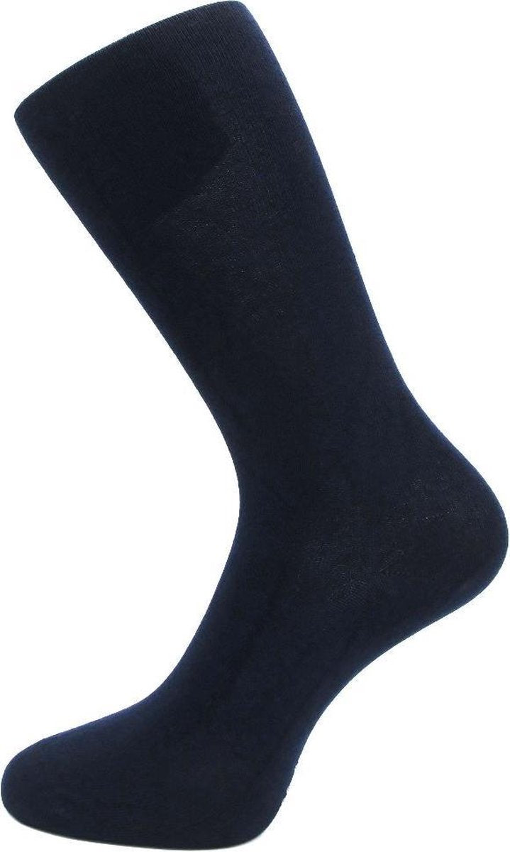 Boru Bamboe Sokken Kneehigh Marine 2 paar-43/45