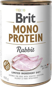 BRIT Mono Protein Rabbit - Hondenvoer - 6 x 400 g