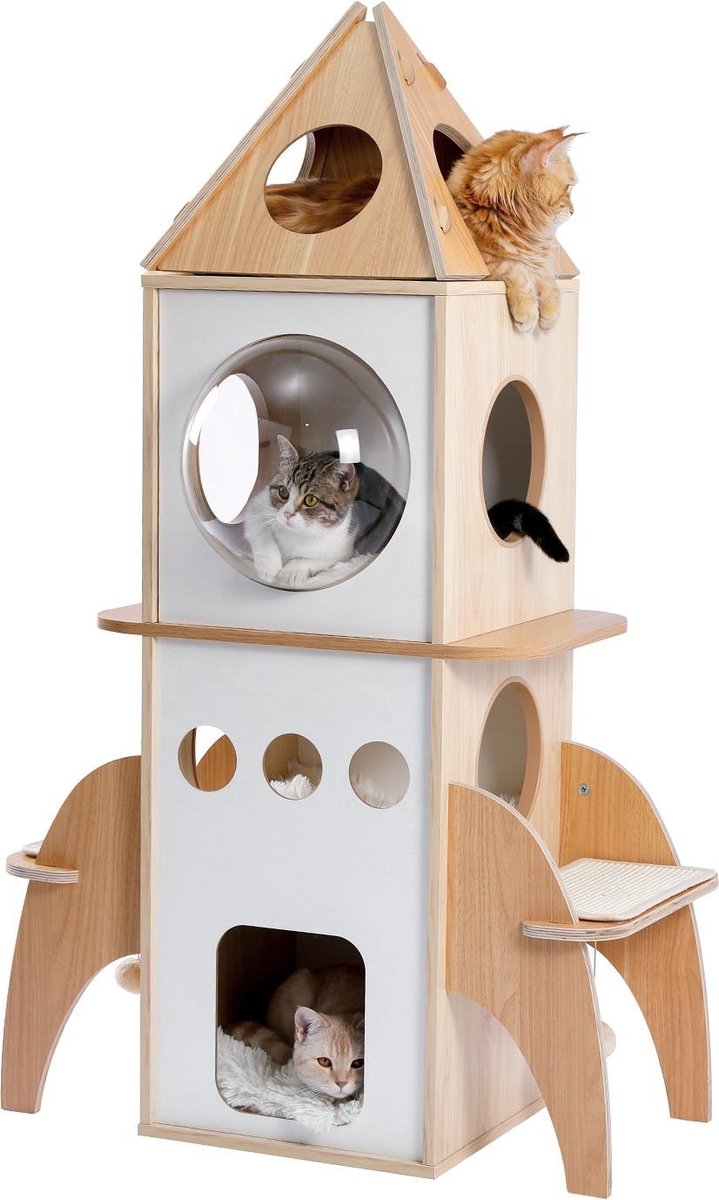 TBG Snelle Levering Krabpaal Huis Pluche Condo Krabpalen voor Kat Kitten Klimmen Boom Speelgoed Activiteit Beschermen Meubels Kat Torens AMT0096BG-ZH