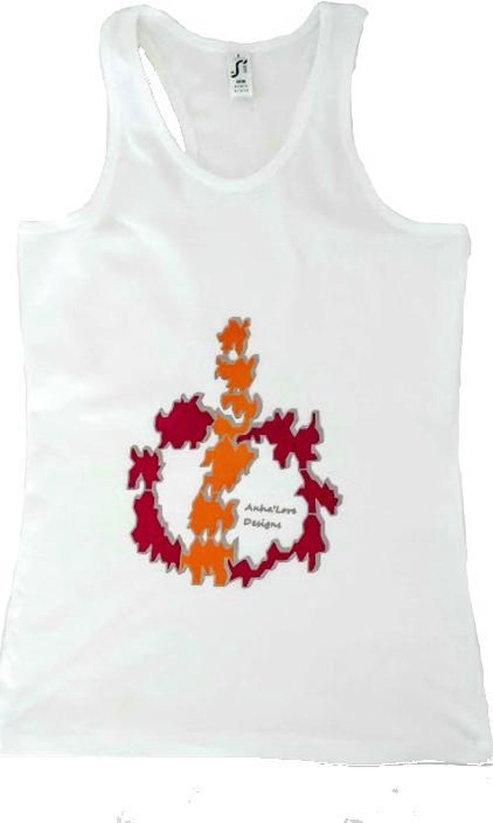 Anha'Lore Designs - Tribal - Tanktop - Wit - S