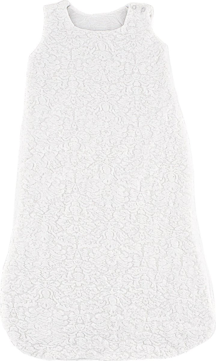BamBam Babyslaapzak - Wit Jacquard
