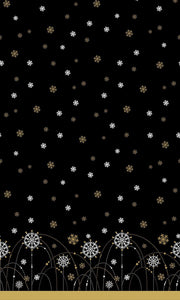 Duni Tafelkleed Snow 138 X 220 Cm Papier Zwart