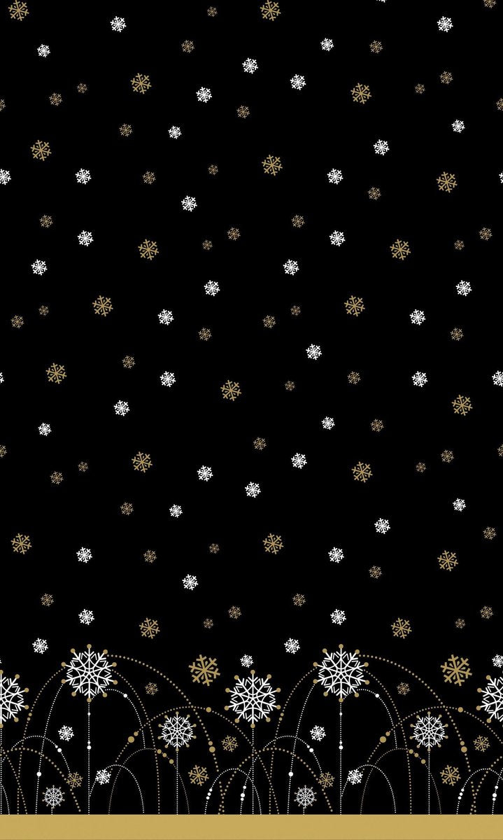 Duni Tafelkleed Snow 138 X 220 Cm Papier Zwart