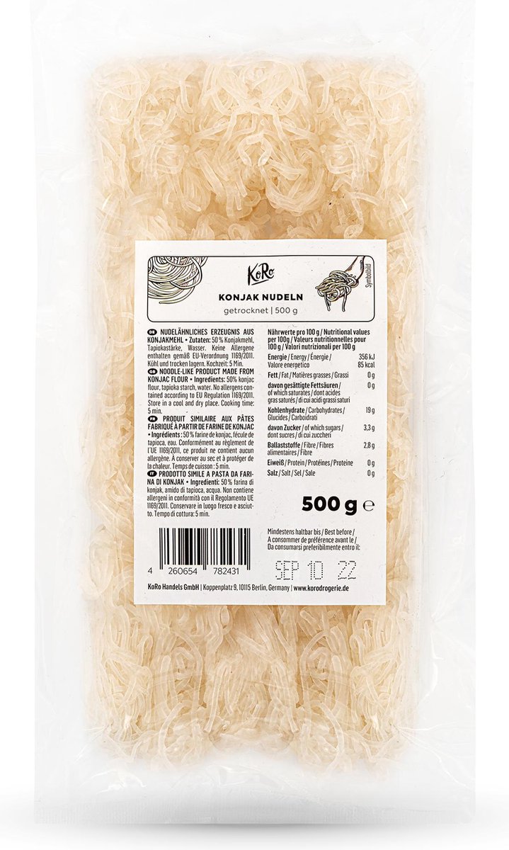 KoRo | Gedroogde Konjac-noedels 500 g