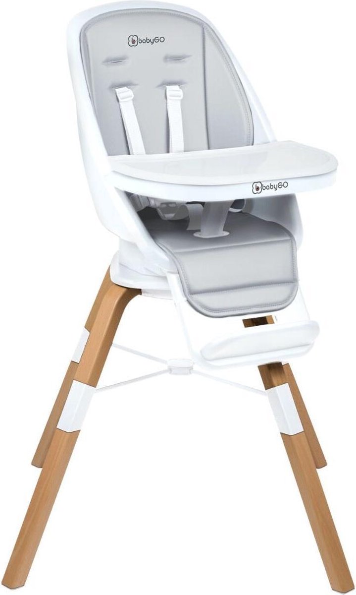 BabyGO Kinderstoel Carou 360° Wit