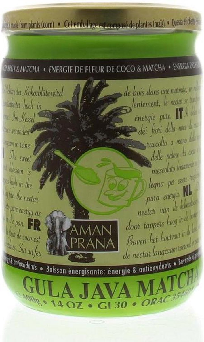 Amanprana Gula java matcha 400 gram
