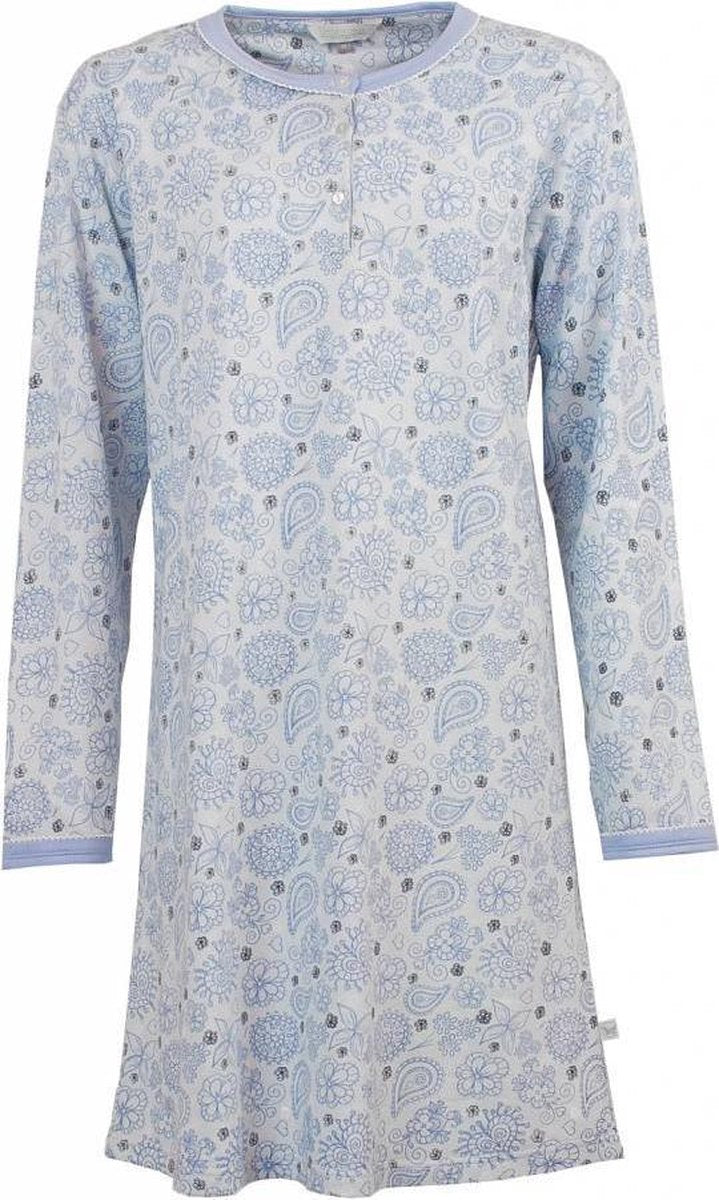 Tenderness Dames Nachthemd Blauw Maat XL