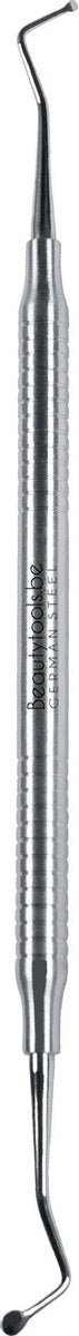 BeautyTools Pedicure Excavator / Nagellifter Voor Ingegroeide Teennagels en Hoekjes - Nagelheffer - Dubbelzijdig Super Fijn 1 mm en 2 mm (NL-1994) INOX