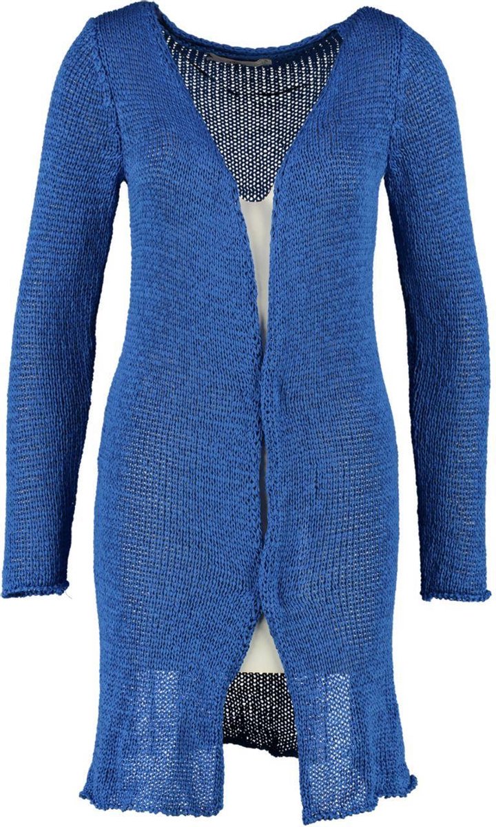 Aaiko blauw openvallend vest - valt kleiner - Maat S