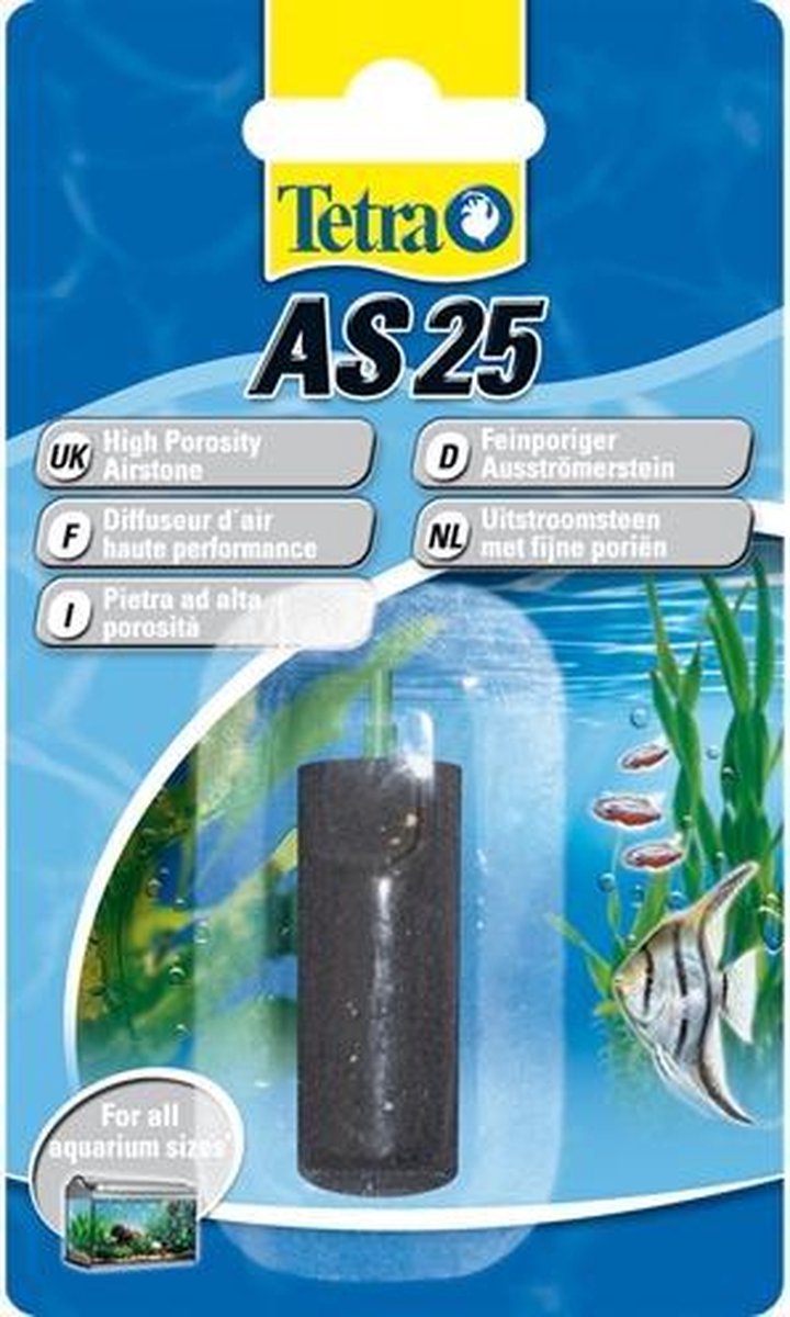 Tetratec uitstromer as 25 - 1x1x4 cm - 1 stuks