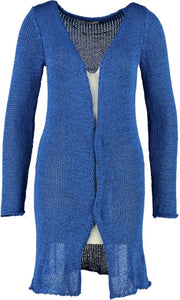 Aaiko blauw openvallend vest - valt kleiner - Maat L