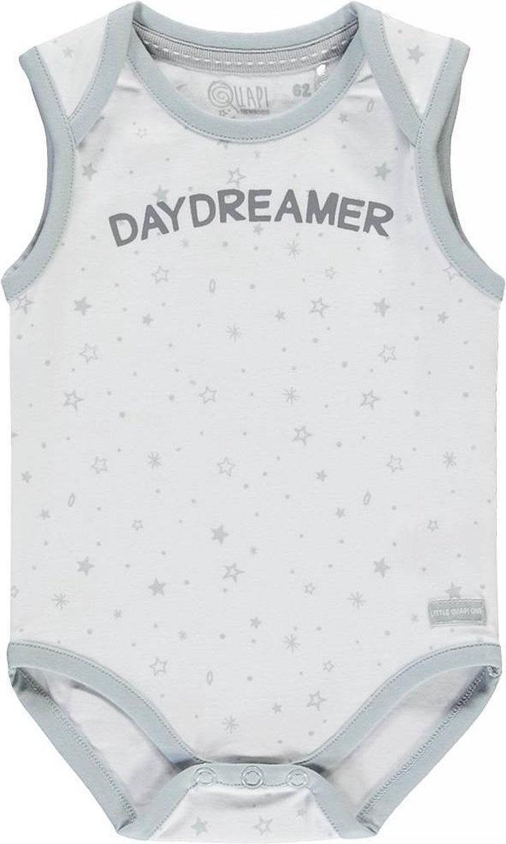 Quapi Newborn Unisex Rompertje Zenn - Wit - Maat 68